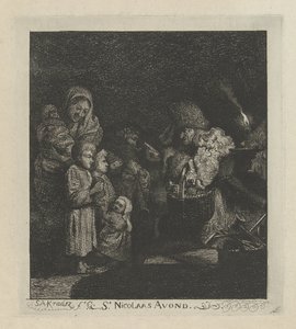 Sinterklaas-aften St Nicholas Evening (titel på objekt)