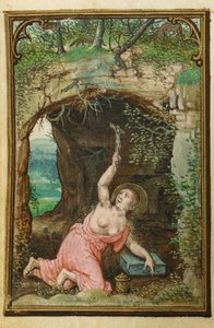 Folio fra en miniaturebog med timer, brug af Rom, Brugge, 1530-35