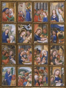 Tafel aus dem Stein-Quadriptychon af Simon Bening