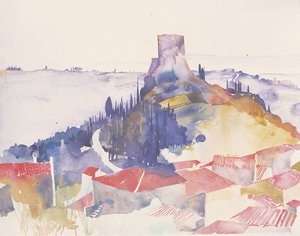 Castiglioni, Italien, 2002 (akvarel) af Simon Fletcher