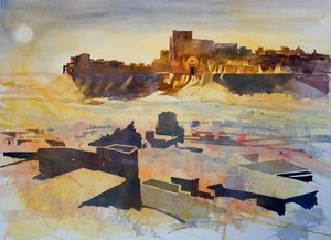 Sandstorm, 2007 (blandede medier) af Simon Fletcher