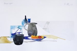 Studio light, 2003 (akvarel) af Simon Fletcher