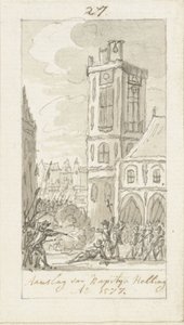 Kaptajn Herman van der Hellings fald, 23. november 1577