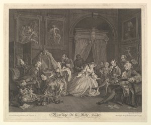 Ægteskab A-la-Mode, Tavle IV, 1. april 1745.