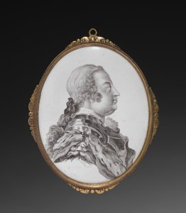 Oval plakette, hertug af Cumberland, ca. 1755.