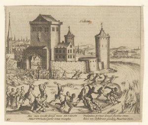 Straffelsen af Zichem, 1578 af Simon Frisius