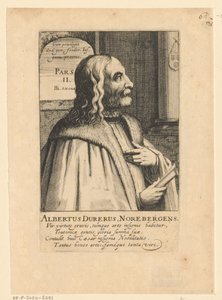 Portræt af Albrecht Dürer af Simon Frisius