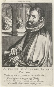 Portræt af Anthonie Blocklandt af Simon Frisius