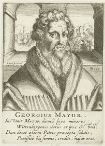 Portræt af Georgius Mayr af Simon Frisius