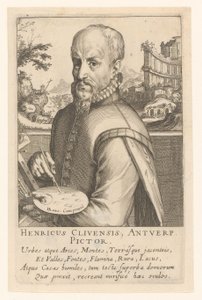 Portræt af Hendrick van Cleef