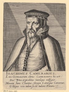 Portræt af Joachim Camerarius I af Simon Frisius