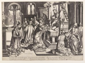 Messen for Sankt Gregorius af Simon Frisius