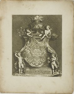 Plate One, fra A New Book of Ornaments af Simon Gribelin II