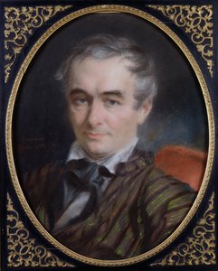 Portræt af Prosper Merimee (1803-70) 1853 (pastel på papir)