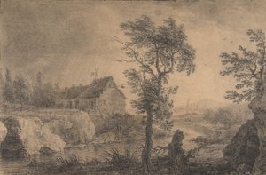 The Bend in the River, 1767. af Simon Mathurin Lantara