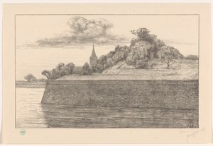 Udsigt over Promers bastion (original titel) Voldene i Naarden (original serietitel)