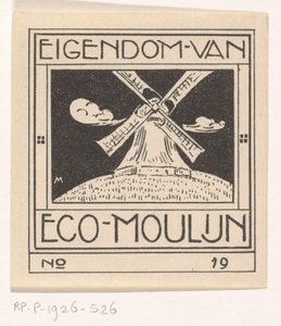Ex libris af Eco Moulijn