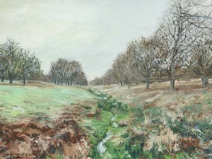 Richmond Park (olie på linned)