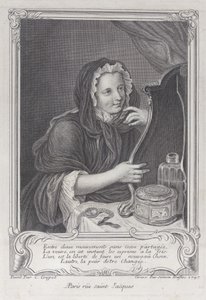 Den kokette enke, 1747., 1747. af Simon Nicolas Duflos