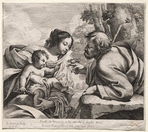 Hellige Familie af Simon Vouet
