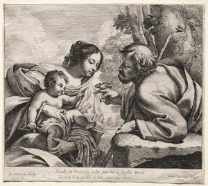 Hellige Familie, 1633. af Simon Vouet