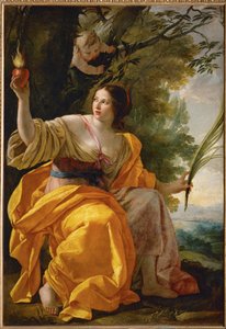 La charite celeste - Himmelsk næstekærlighed ... af Simon Vouet