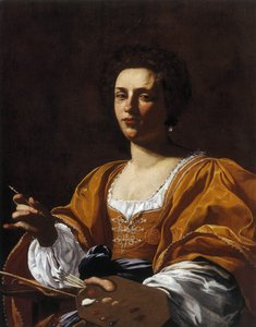 Portræt af Artemisia Gentileschi, 1623-1626.