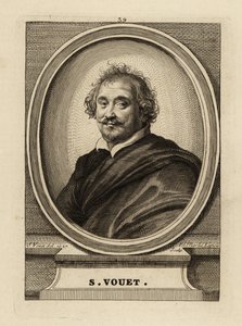 Portræt af Simon Vouet af Simon Vouet