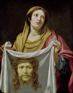 St. Veronica holder det hellige ligklæde