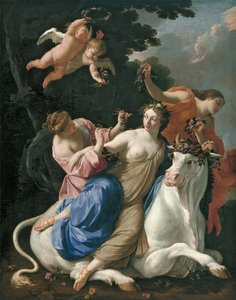 Europas voldtægt af Simon Vouet