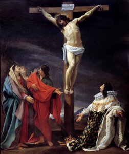 Løfte af kong Ludvig XIII (1601-1643) Maleri af Simon Vouet (1590-1649) og værksted af Simon Vouet