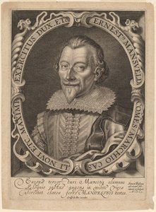 Grev Ernest Mansfeld af Simon de Passe