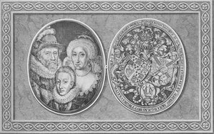 James I Anne af Danmark og Henry, Prince of Wales, 1612, 1904 af Simon de Passe