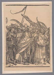 Gengivelse af anden del af trykserien De Triomf van Christus efter Joos Lambrecht af Simonau and Toovey