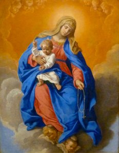 Madonna af Rosenkransen














" af Simone Cantarini
