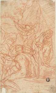 Nymfer, der bader af Simone Cantarini