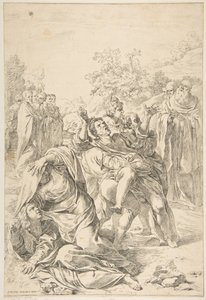 Sankt Benedikt, der uddriver en dæmon, ca. 1637-1639.