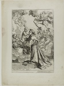 Antonius af Padua af Simone Cantarini