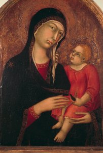 Madonna og barn af Simone Martini