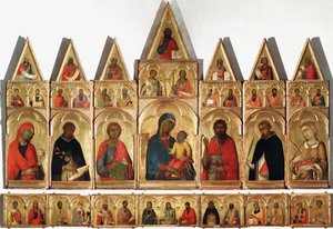 Polyptych of St Catherine, 1320dani af Simone Martini