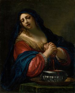 Sankt Praxedis, ca. 1650 af Simone Pignoni