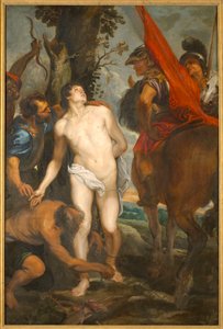 Sankt Sebastian på vej til martyrdøden, ca. 1620.