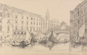Album med 30 visninger i Tyrol og Italien: Rialto - Venedig 8. november 1840