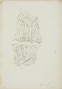Draperet figur og refleksion, studie for Mirror of Venus af Sir Edward Burne Jones
