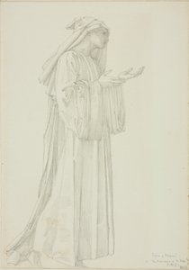 Pilgrimsfigur i Romaunt of the Rose af Sir Edward Burne Jones