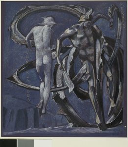 Perseus og Andromeda, undersøgelse for The Doom Fulfilled af Sir Edward Burne Jones