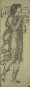 Samuel (Tegnefilm for Lady Chapel østvindue) af Sir Edward Burne Jones