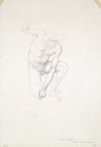 Studie for Amor af Sir Edward Burne Jones