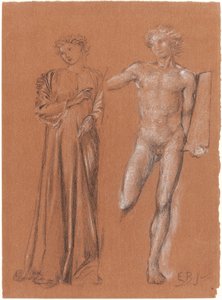 Orfeus og Eurydike af Sir Edward Coley Burne Jones