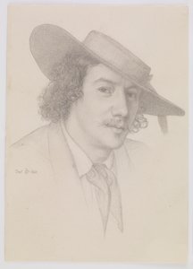 Portræt af Whistler af Sir Edward John Poynter